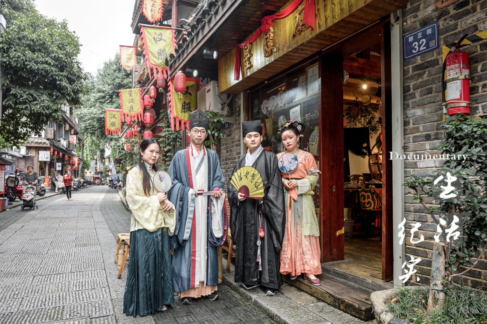 如今，都正街已經(jīng)成了長沙頗具代表性的“漢服一條街”。 長沙晚報全媒體記者 陳飛 攝