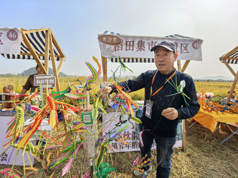 72歲的棕編非遺傳承人蘇懷世通過打扣、穿刺、縫合等方法，各式各樣的飛禽走獸、花鳥蟲魚從指尖誕生。長沙晚報(bào)全媒體記者 張禹 攝